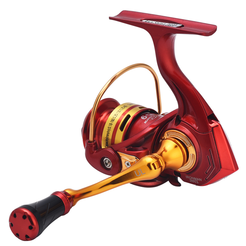 Long Cast 4.8:1 High-Speed ​​Metal Fishing Spinning Wheel