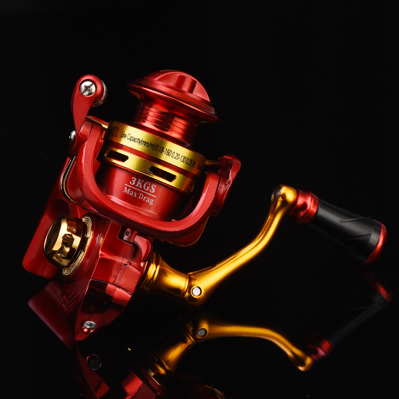 Long Cast 4.8:1 High-Speed ​​Metal Fishing Spinning Wheel