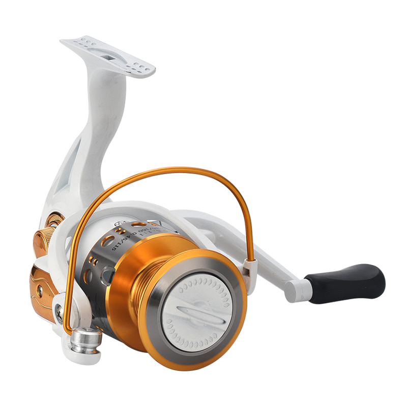Hvid metal spole hav Fiskeri Spinning Reel Saltvand Agn Casting Surfhjul Spinning Fiskehjul